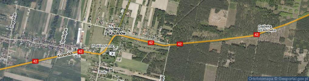 Zdjęcie satelitarne Leśna ul.